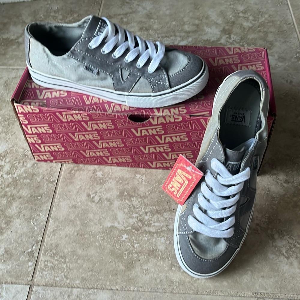 Vans Tory Gray Low Top Old Skool Sneakers Women’s size 6